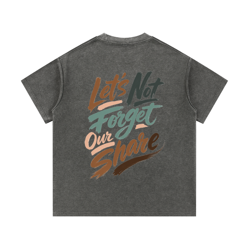 Mineral Wash Waffle Knit T-Shirt