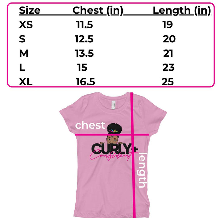 Curly+Confident™: Girls Statement Tees