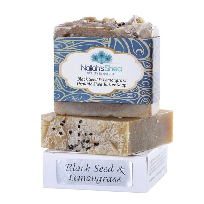 Black Seed and Lemongrass Shea Butter Soap