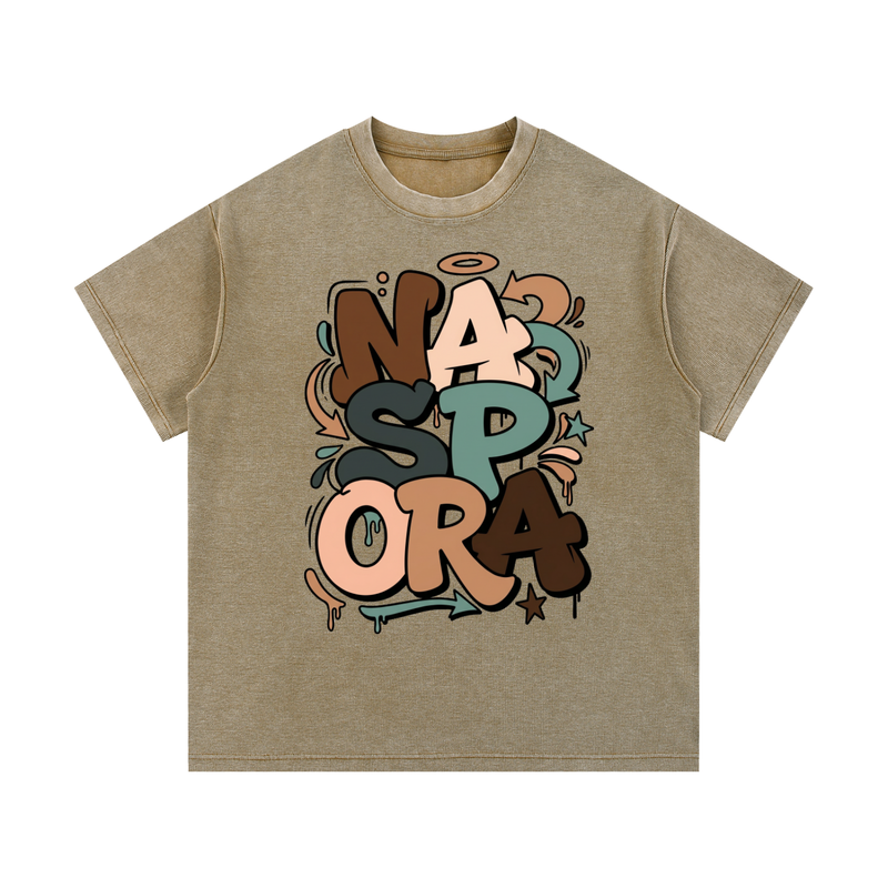 Mineral Wash Waffle Knit T-Shirt