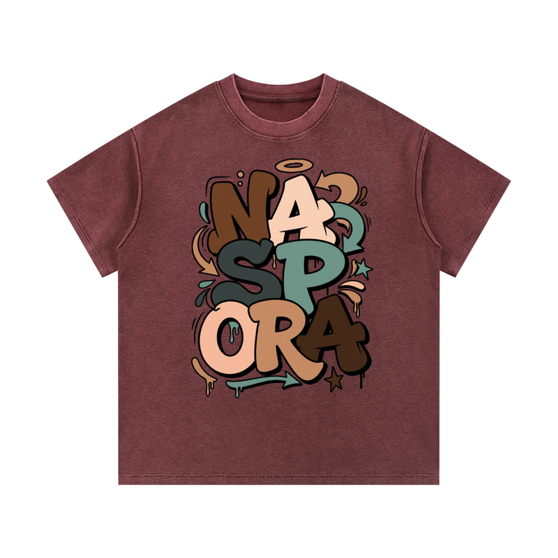 Mineral Wash Waffle Knit T-Shirt