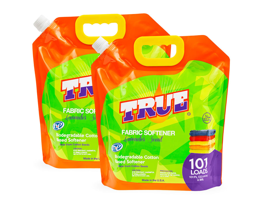 2 • True Plant Based Fabric Softener • 101 Load Combo