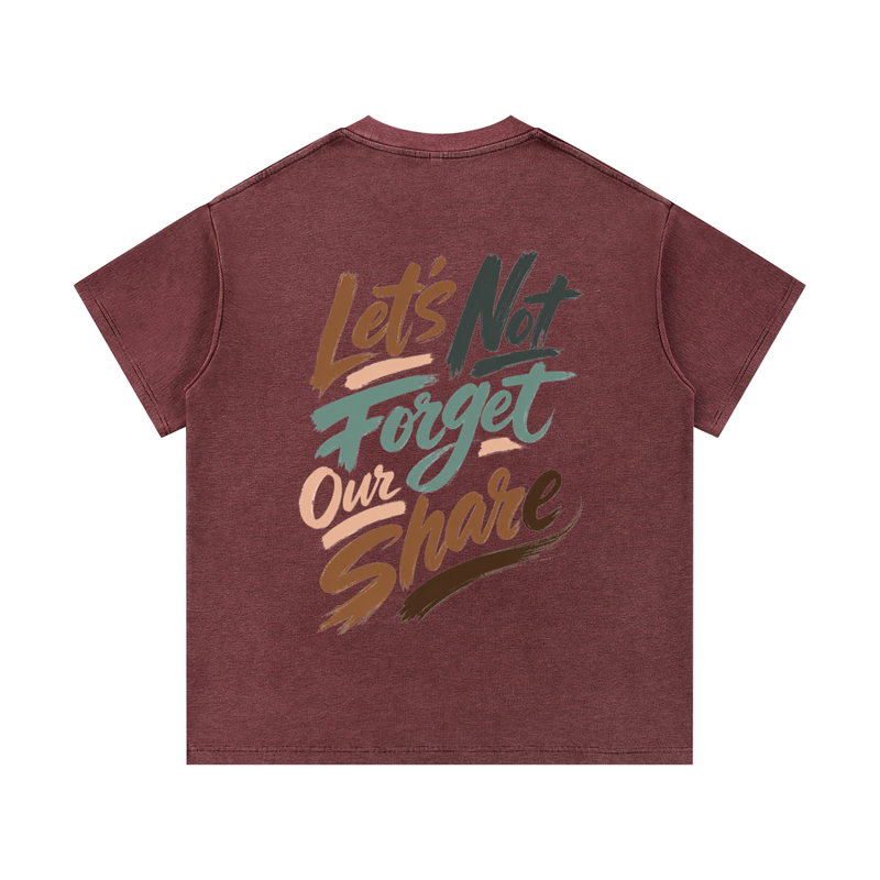 Mineral Wash Waffle Knit T-Shirt