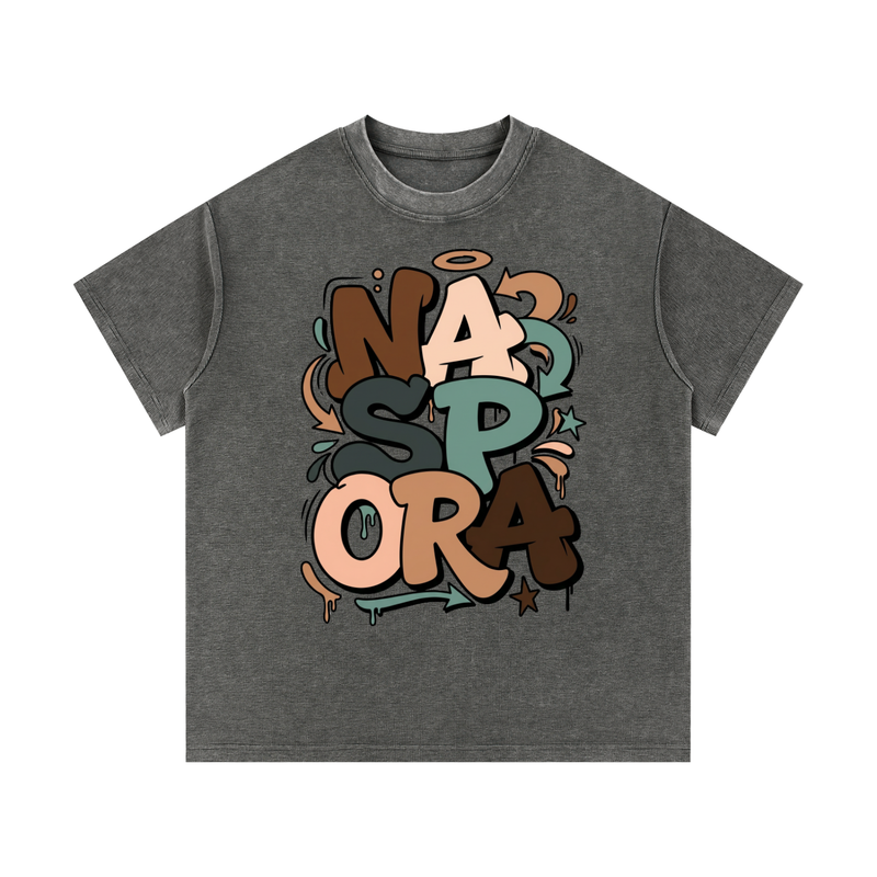 Mineral Wash Waffle Knit T-Shirt