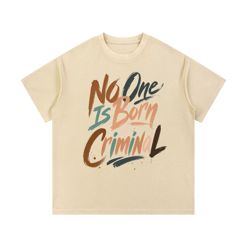 Mineral Wash Waffle Knit T-Shirt