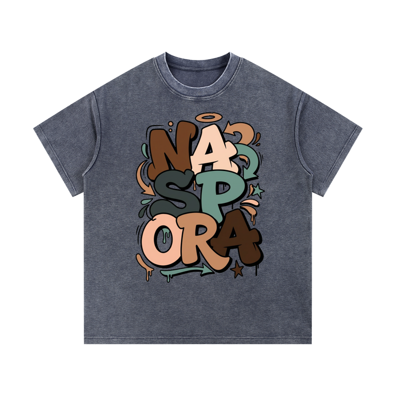 Mineral Wash Waffle Knit T-Shirt