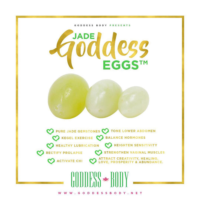 Goddess Eggs® Yoni Toning & Tightening Set of 3- PREORDER SHIPS 9/1/2024