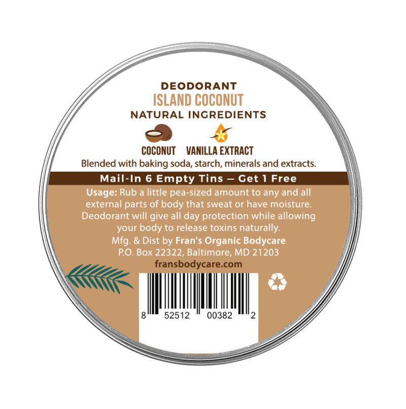 FreeMe Deodorant Island Coconut