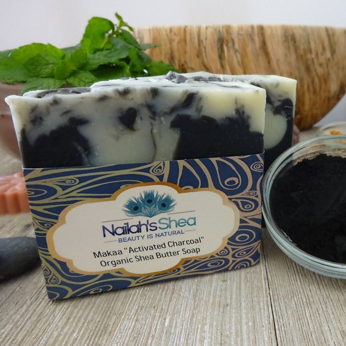 Makaa (Activated Charcoal) Shea Butter Soap