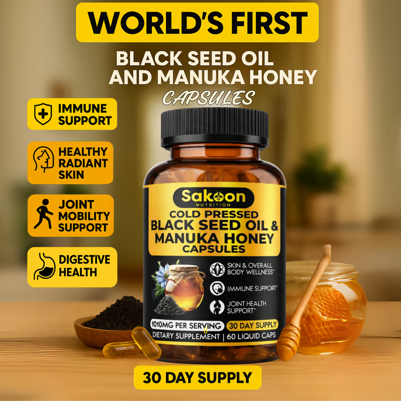 Black Seed Oil & Manuka Honey Capsules