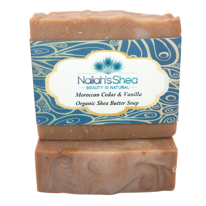 Moroccan Cedar and Vanilla Shea Butter Soap