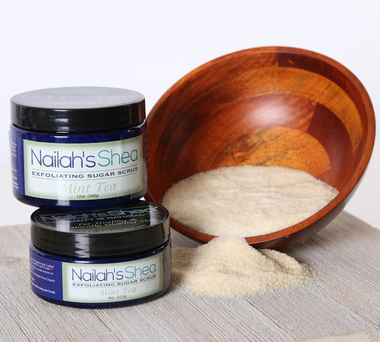 Nailah's Shea Mint Tea Exfoliating Sugar Scrub