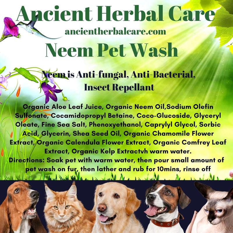 Neem PET Wash (8 oz)