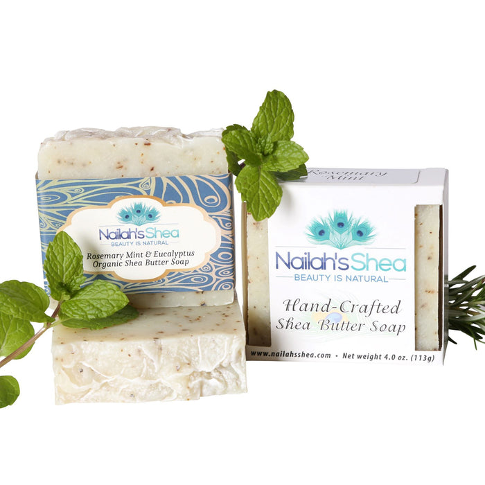 Rosemary Mint & Eucalyptus Shea Butter Soap