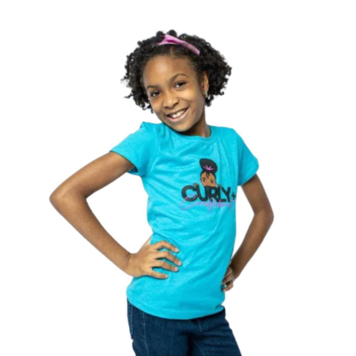 Curly+Confident™: Girls Statement Tees-Tees-Beautiful Curly Me