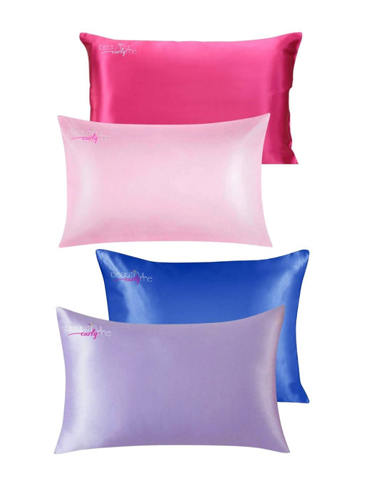 Satin Charmeuse Pillow Cases (Multiple Colors)